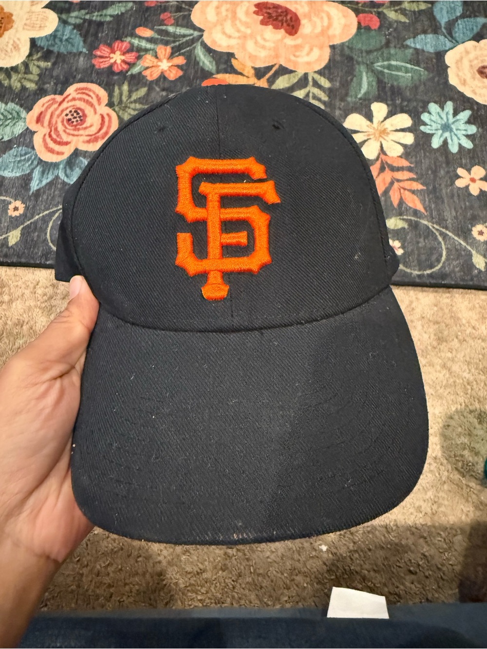 Nike Legacy 91 Grid Gel Logo Hat MLB San Francisco Giants Baseball Cap Dri-Fit